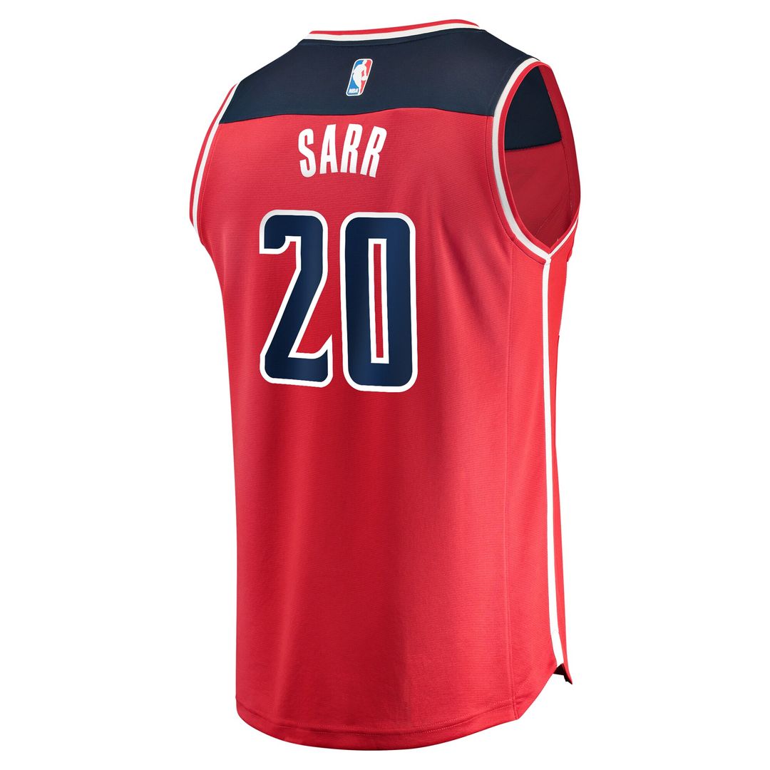 Washington Wizards Alexandre Sarr Fanatics Fast Break Replica Player Jersey - Icon Edition - Red