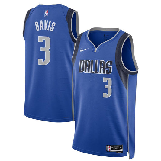 Dallas Mavericks Anthony Davis Nike Unisex Swingman Player Jersey - Icon Edition - Blue