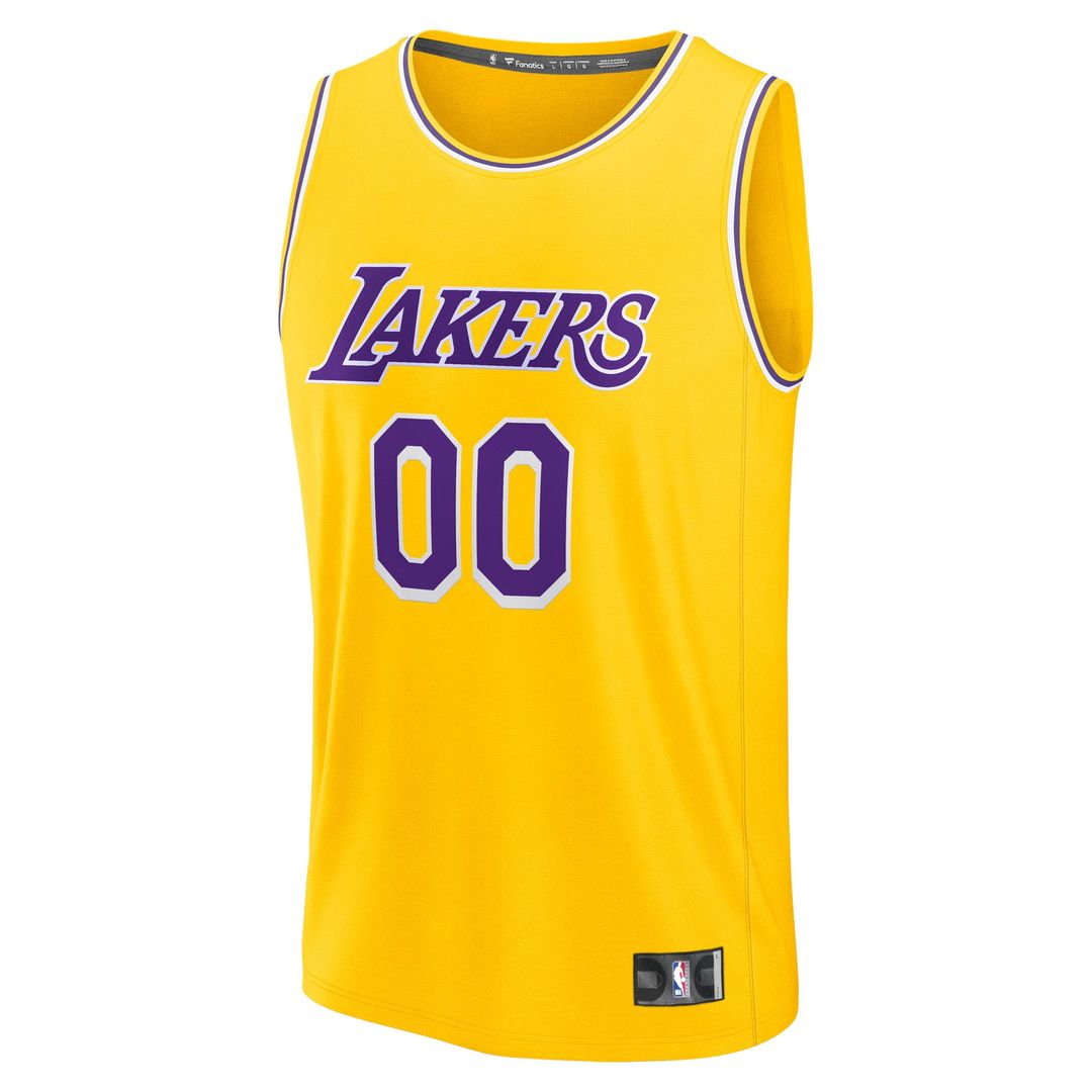 Los Angeles Lakers Fanatics Fast Break Custom Jersey - Icon Edition - Purple