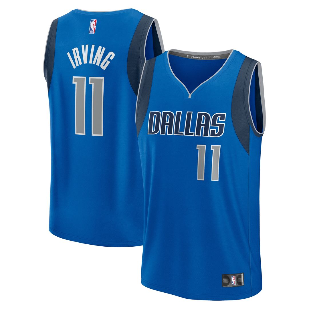 Dallas Mavericks Kyrie Irving Fanatics Fast Break Replica Player Jersey - Icon Edition - Blue