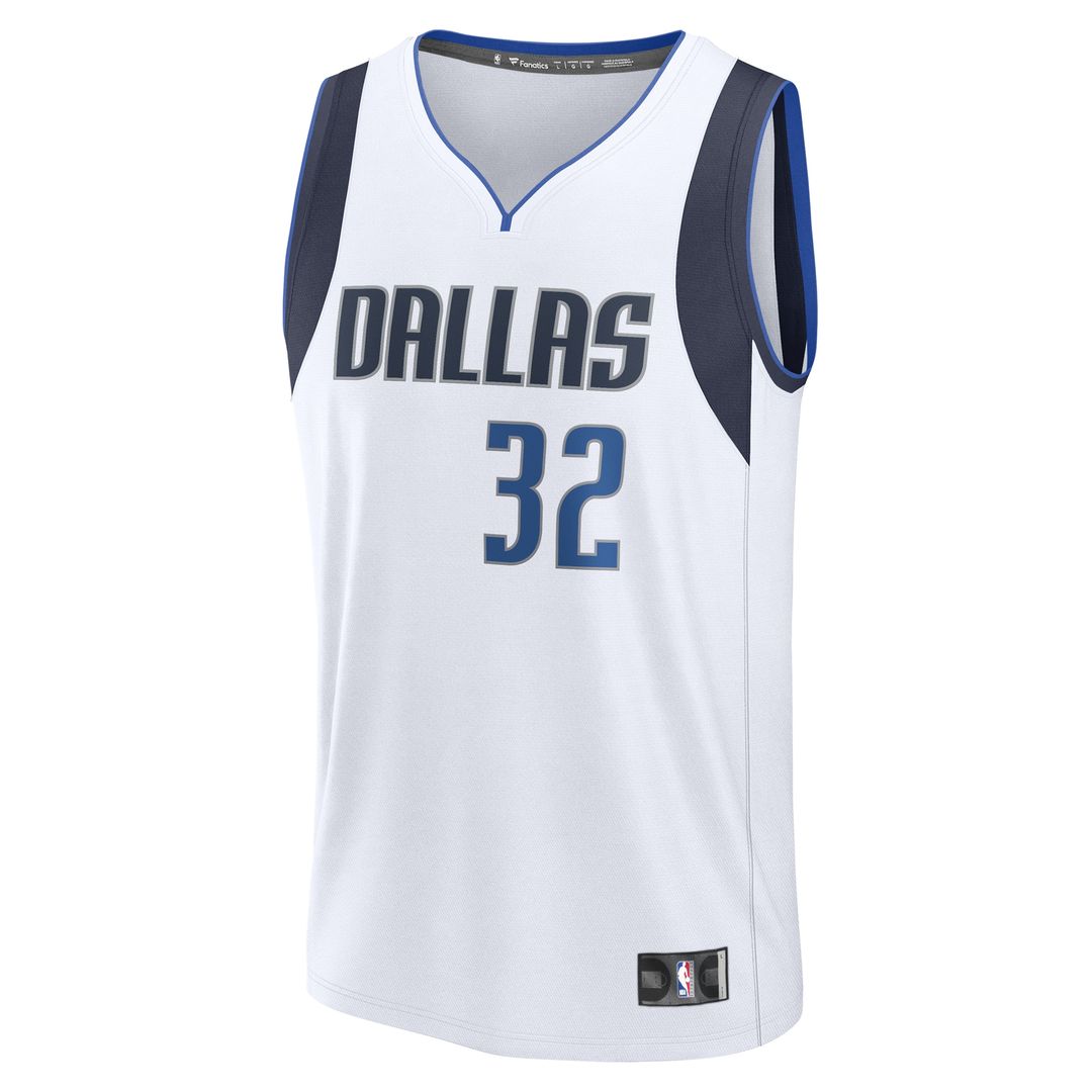 Dallas Mavericks Cooper Flagg Fanatics 2025 NBA Draft First Round Pick Fast Break Replica Jersey - Association Edition - White