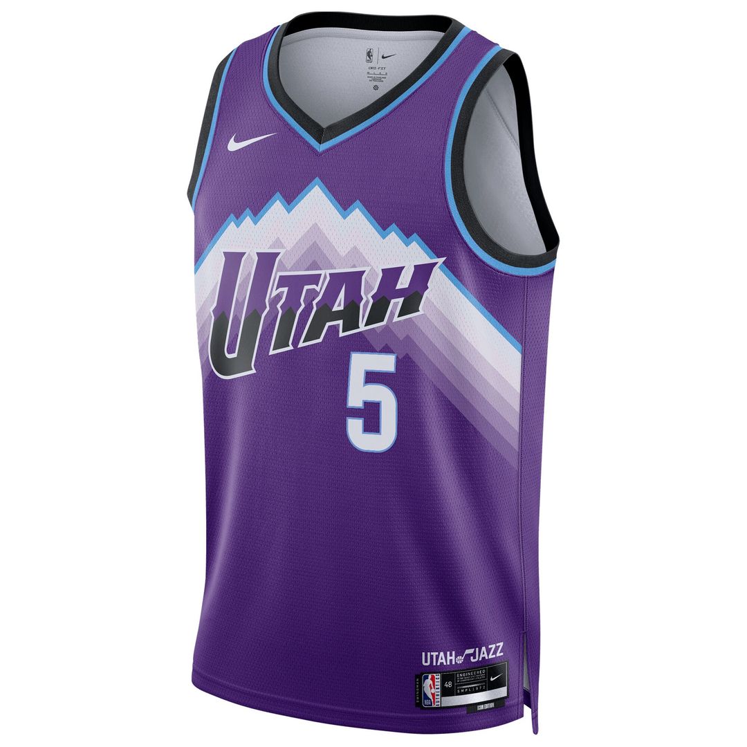 Utah Jazz Cody Williams Nike Unisex Swingman Jersey - Icon Edition - Purple