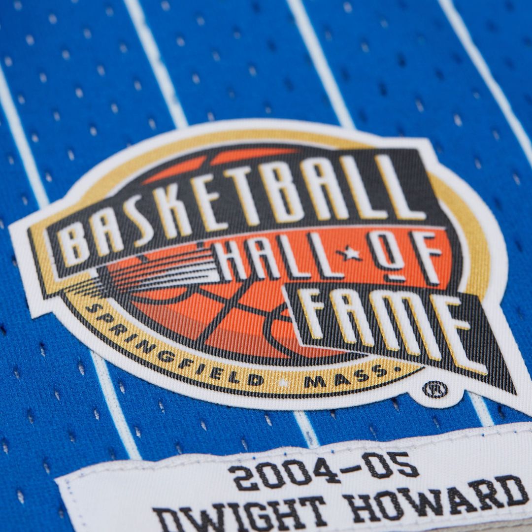 Orlando Magic Dwight Howard 2004/05 Hardwood Classics Hall of Fame Swingman Jersey - Blue