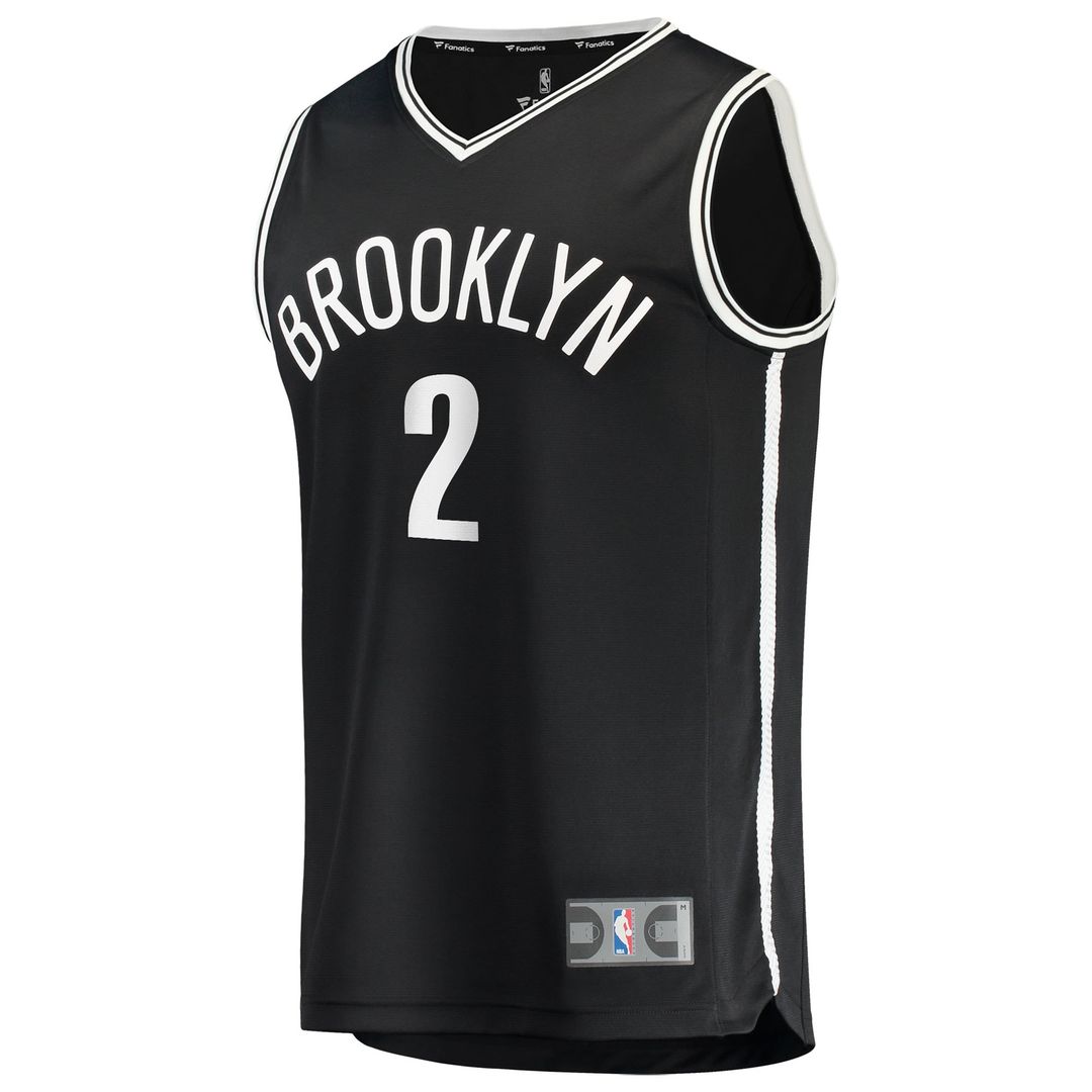 Brooklyn Nets Daniel Wolf Fanatics Fast Break Replica Jersey - Black - Icon Edition