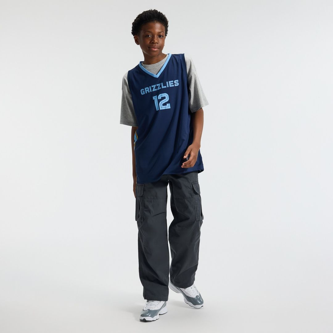 Memphis Grizzlies Ja Morant Fanatics Youth Fast Break Replica Player Jersey - Icon Edition - Navy