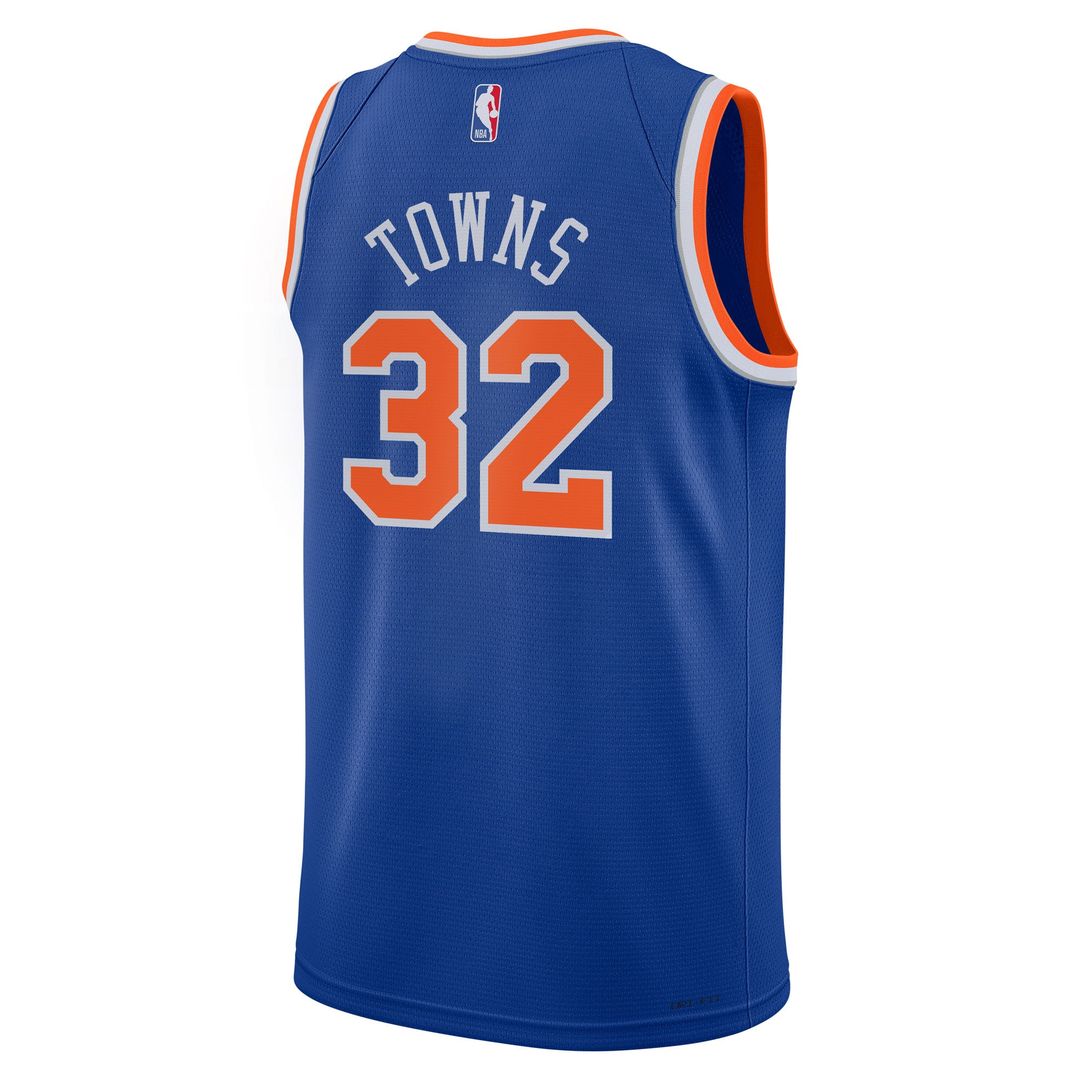 New York Knicks Karl - Anthony Towns Nike Youth Swingman Jersey - Icon Edition - Blue