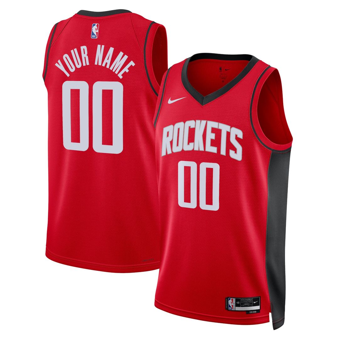 Houston Rockets Nike Unisex Swingman Custom Jersey White - Association Edition