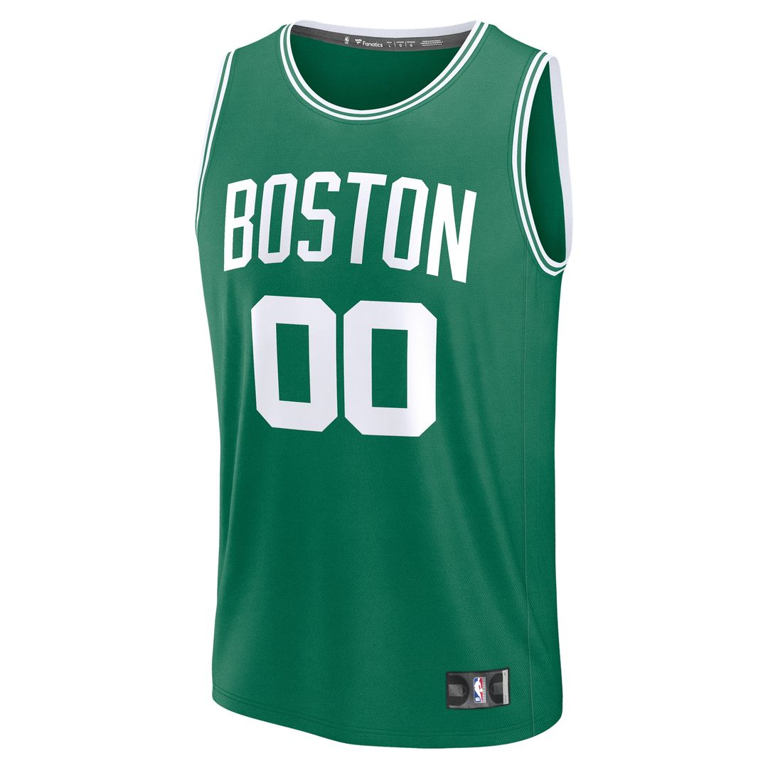 Boston Celtics Fanatics Fast Break Custom Jersey - Association Edition - White