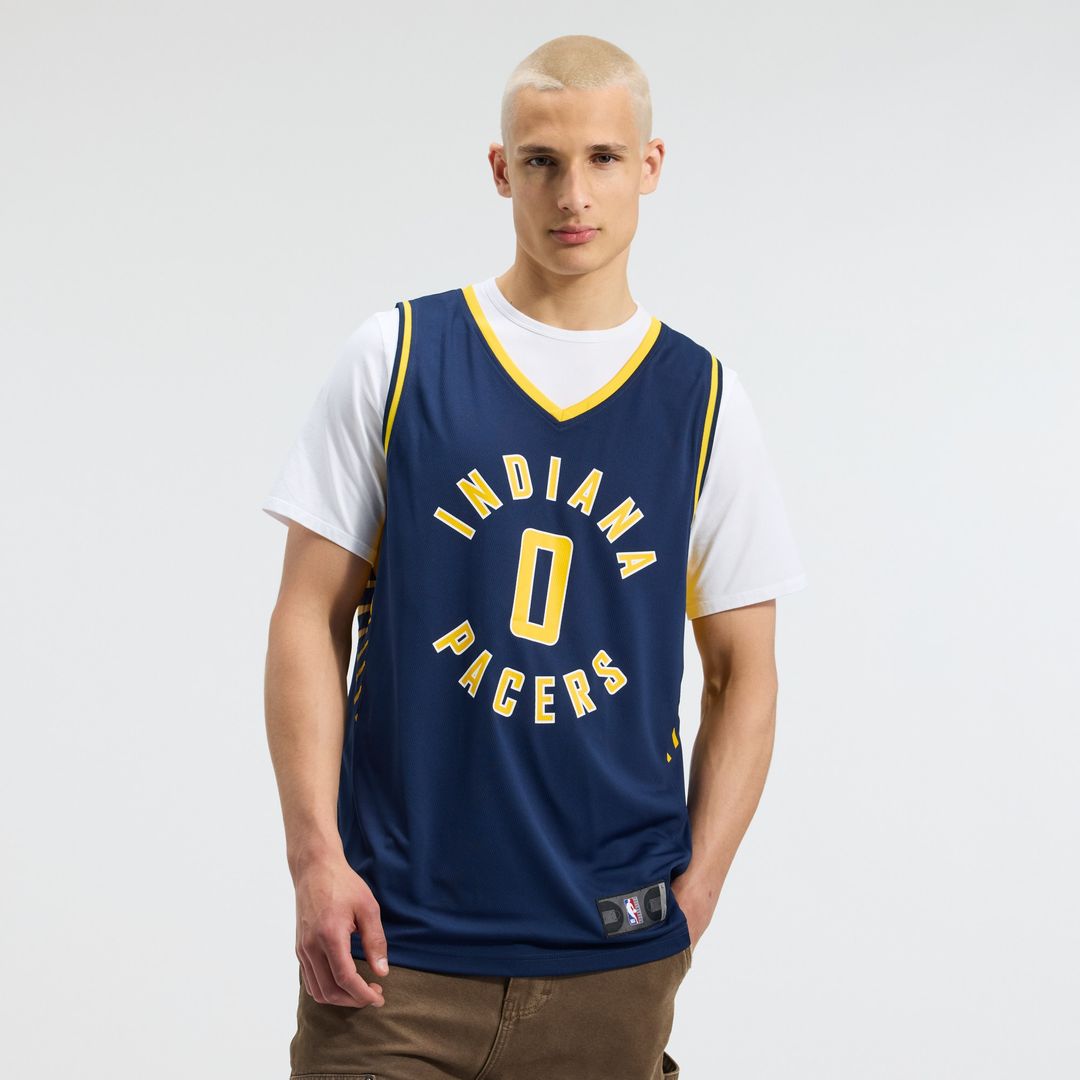 Indiana Pacers Tyrese Haliburton Fanatics Fast Break Replica Jersey - Navy - Icon Edition