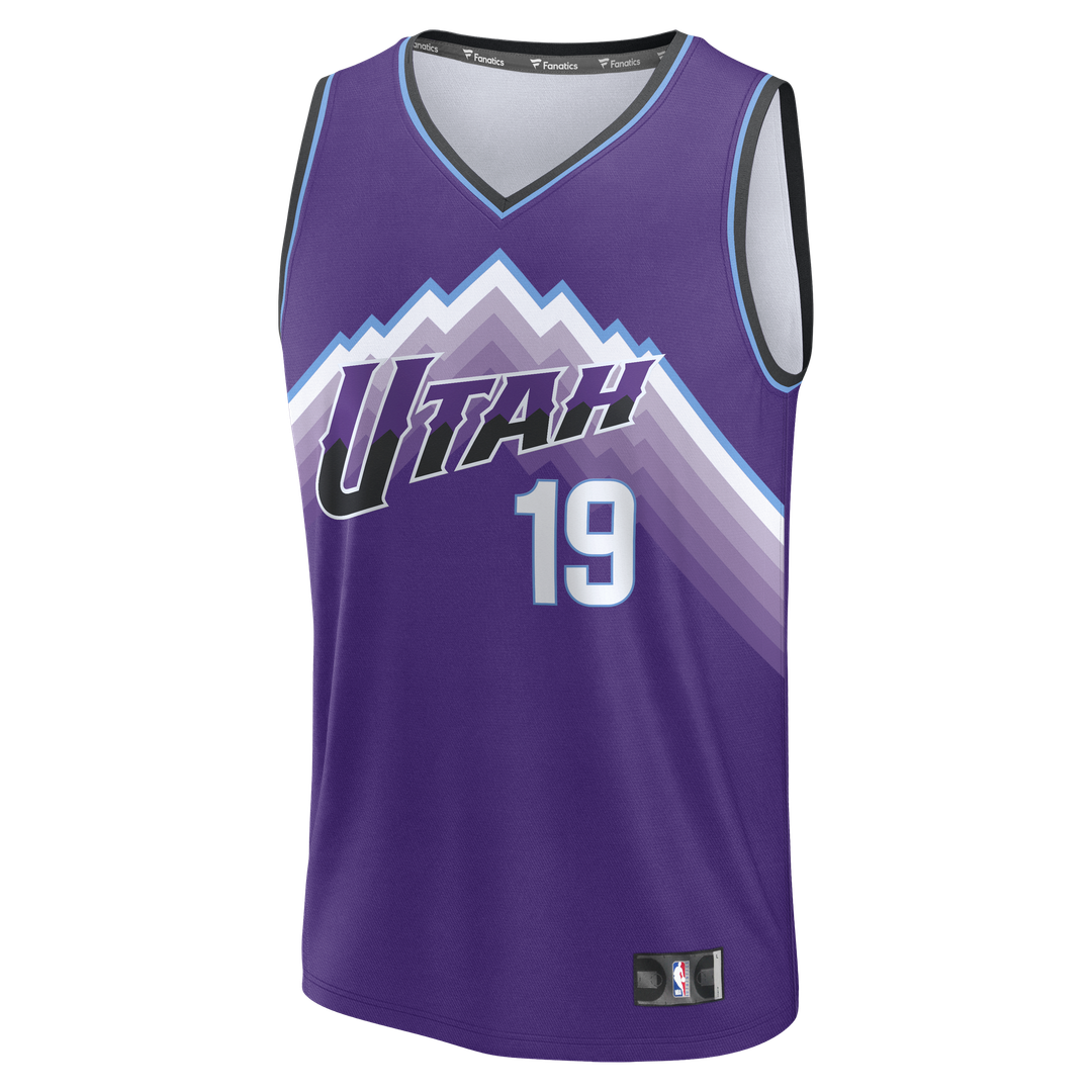 Utah Jazz Ace Bailey Fanatics Fast Break Replica Jersey - Purple - Icon Edition