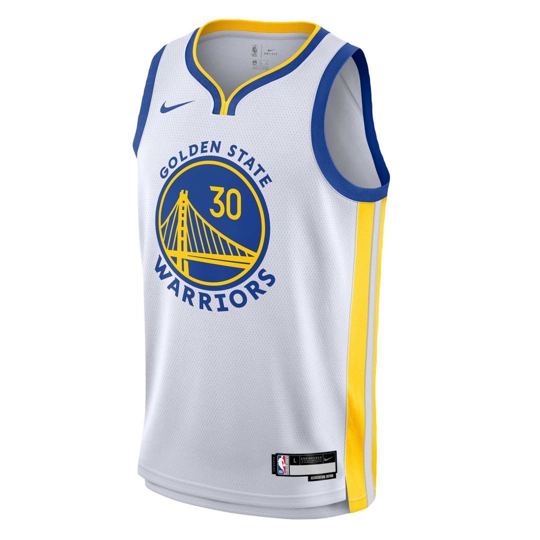 Golden State Warriors Stephen Curry Nike Youth Swingman Jersey - Association Edition - White