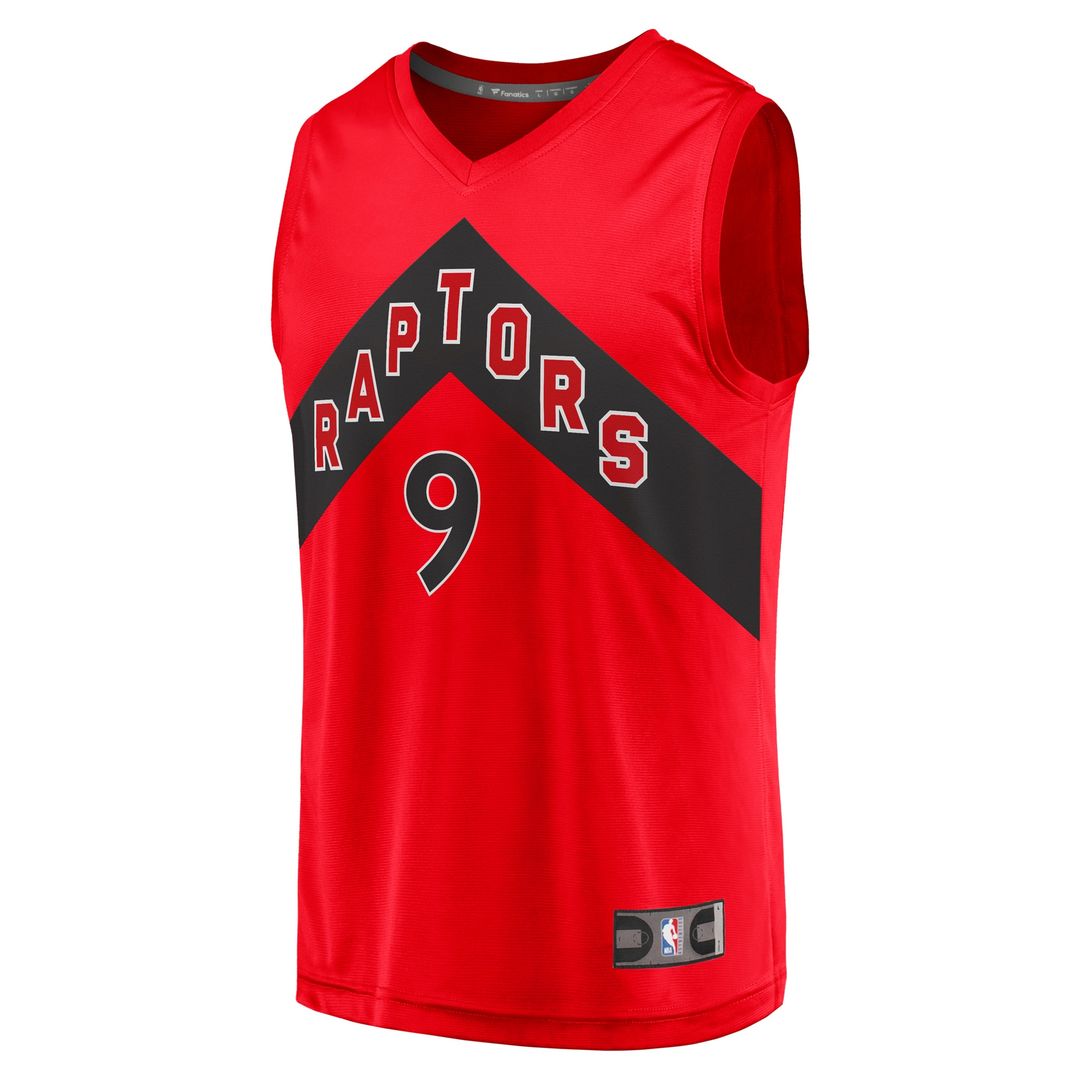 Toronto Raptors RJ Barrett Fanatics Fast Break Player Jersey - Icon Edition - Red