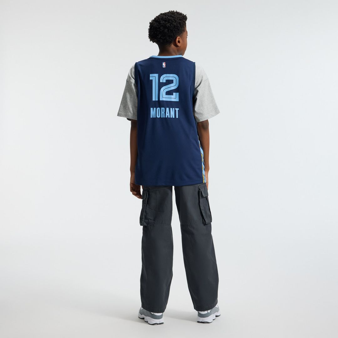 Memphis Grizzlies Ja Morant Fanatics Youth Fast Break Replica Player Jersey - Icon Edition - Navy