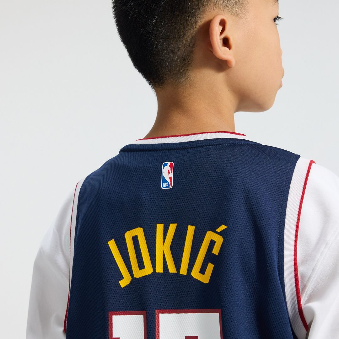 Denver Nuggets Nikola Jokic Fanatics Youth Fast Break Replica Player Jersey - Icon Edition - Navy