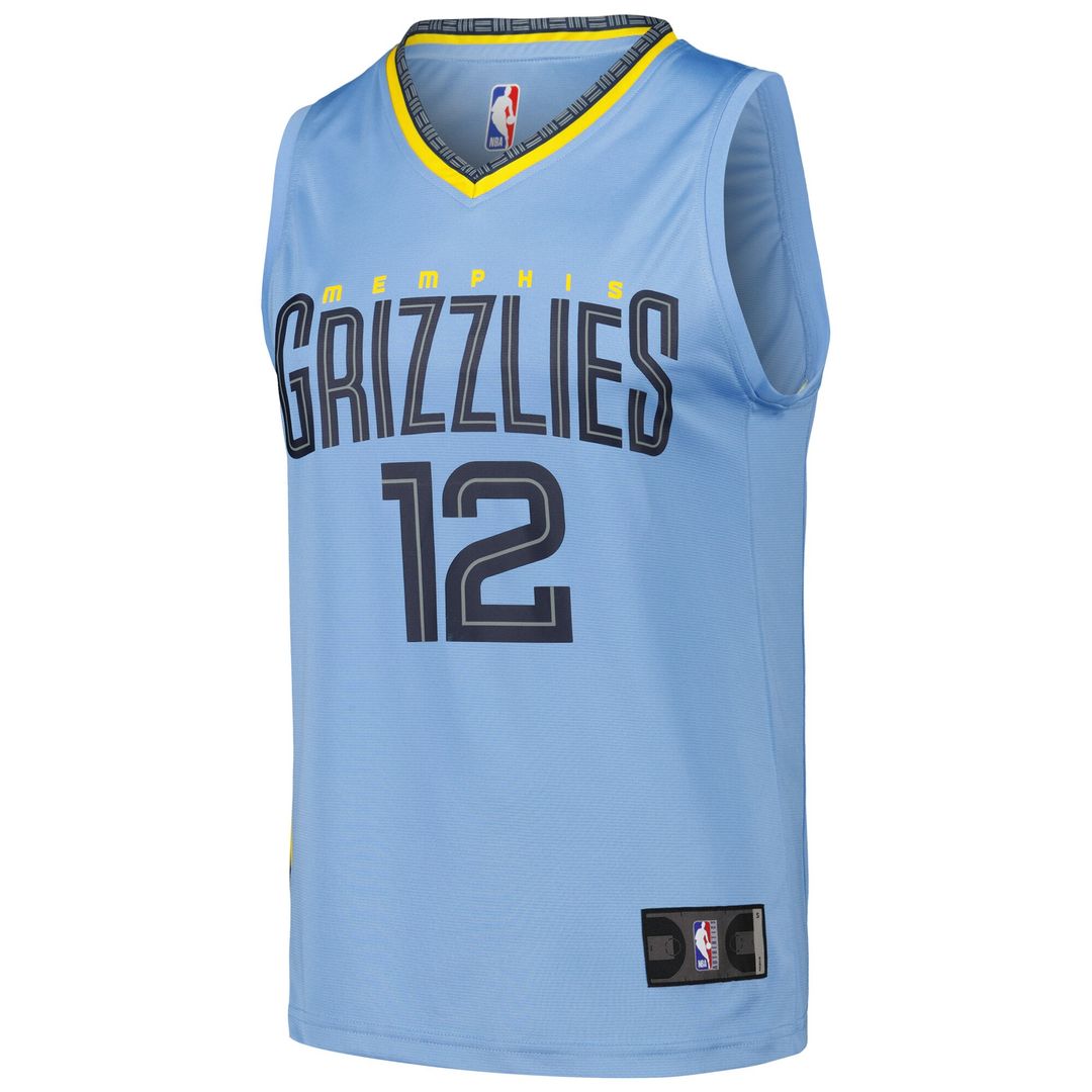 Memphis Grizzlies Ja Morant Fanatics Fast Break Replica Player Jersey - Statement Edition - Light Blue