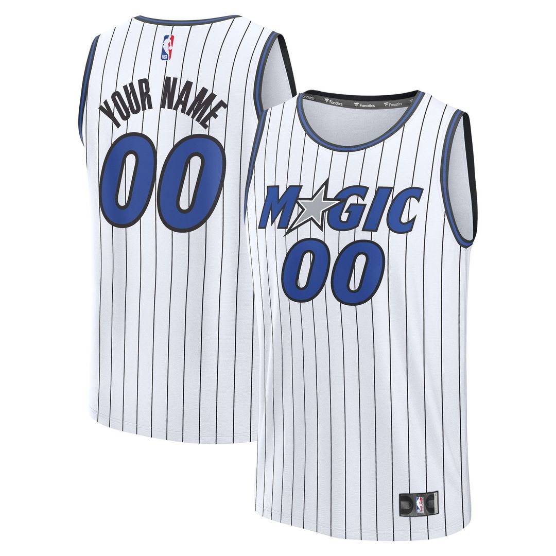 Orlando Magic Fanatics Youth Fast Break Replica Custom Jersey - Association Edition - White