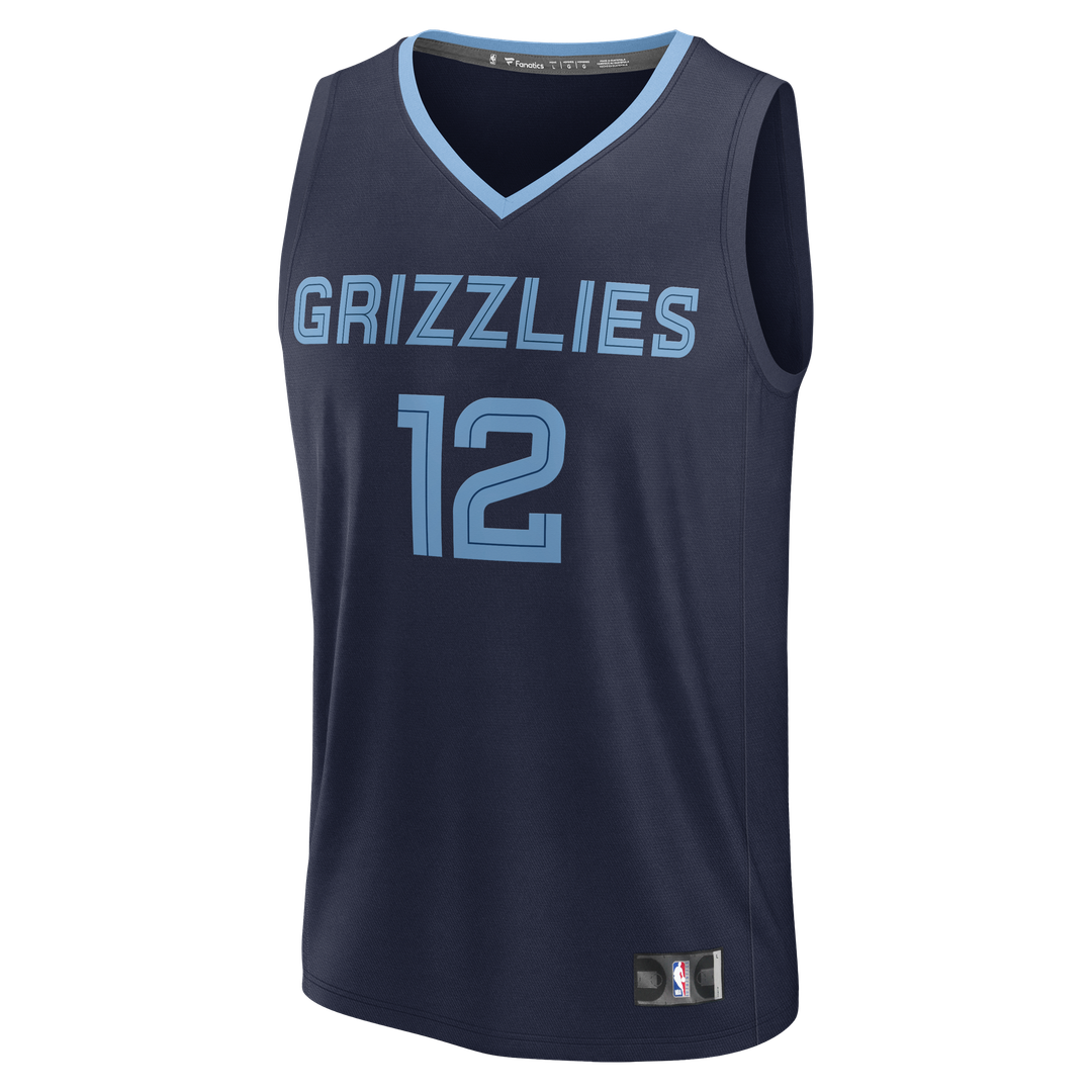 Memphis Grizzlies Ja Morant Fanatics Fast Break Replica Player Jersey - Icon Edition - Navy