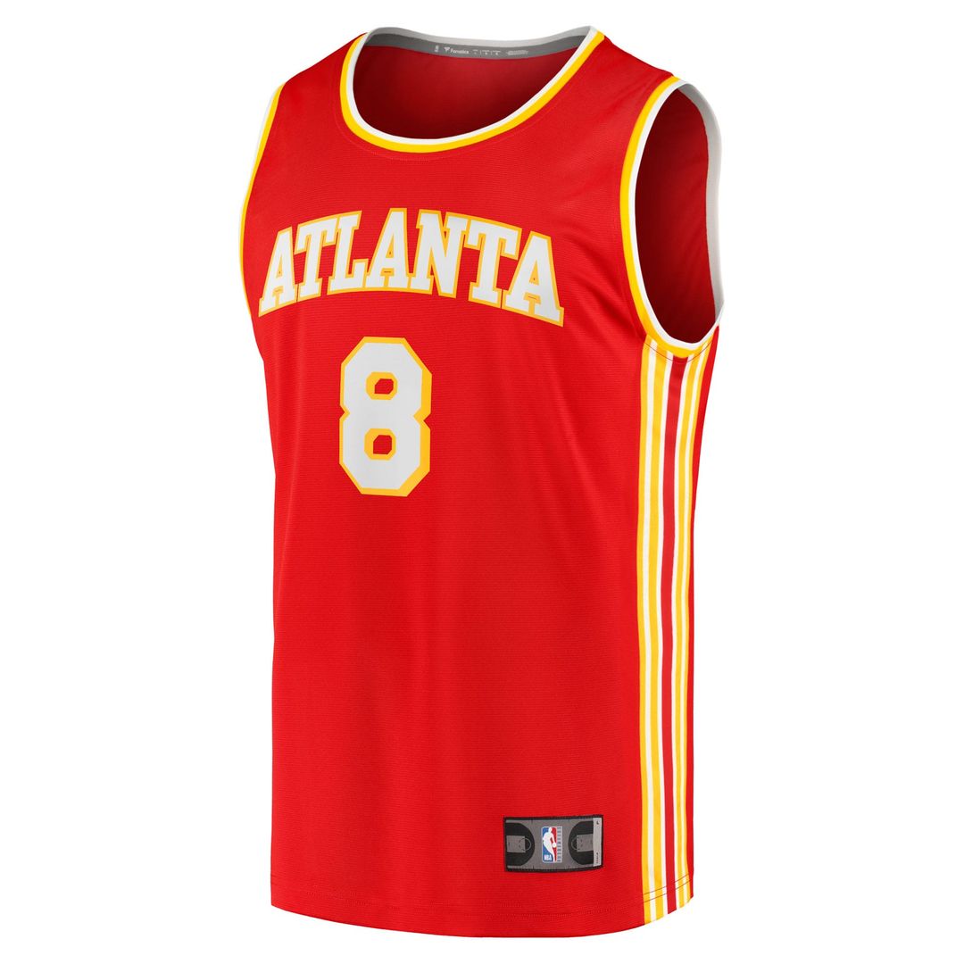 Atlanta Hawks Kristaps Porziņģis Fanatics Fast Break Replica Jersey - Red - Icon Edition