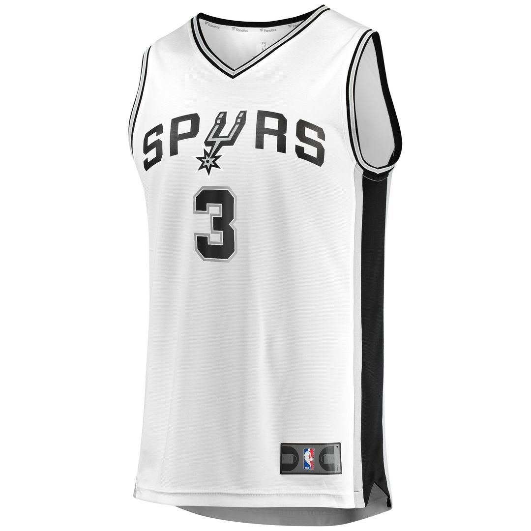 San Antonio Spurs Keldon Johnson Fanatics Fast Break Association Jersey - White