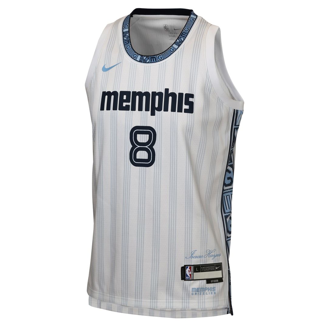 Memphis Grizzlies Jaren Jackson Jr. Nike Youth 2025/26 City Edition Swingman Jersey - White
