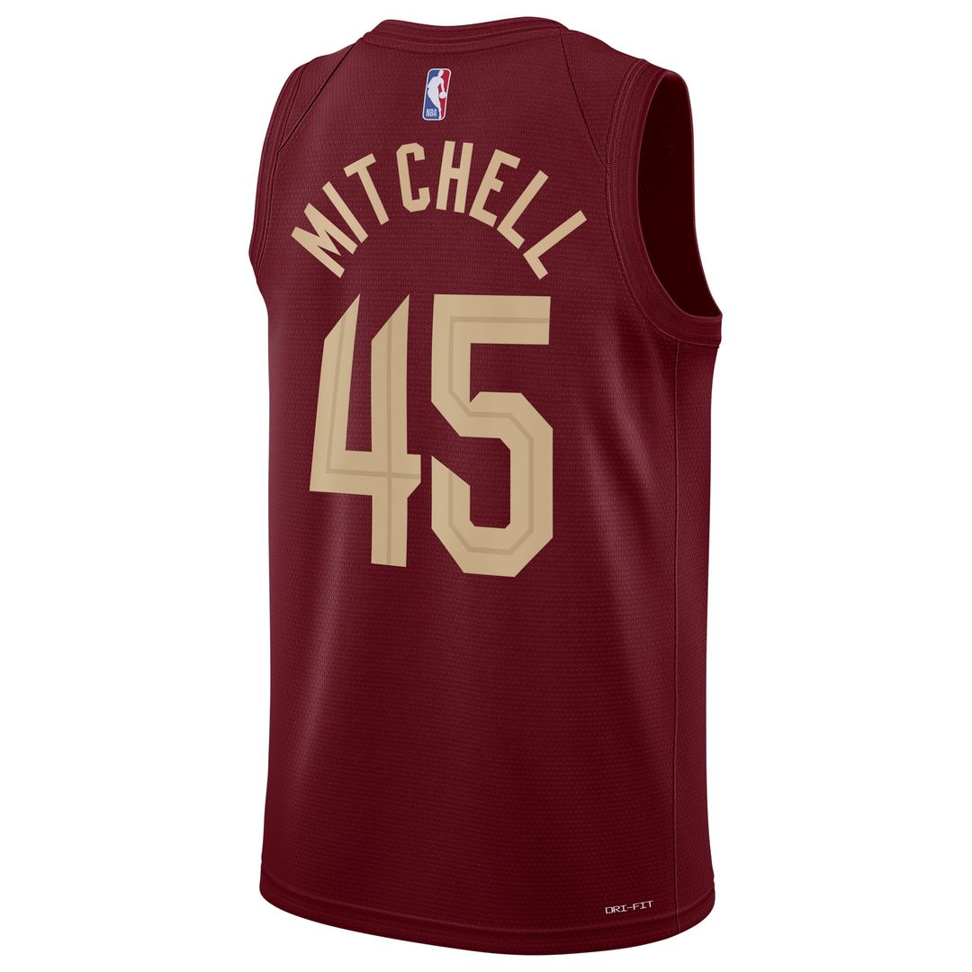 Cleveland Cavaliers Donovan Mitchell Nike Unisex Swingman Jersey - Icon Edition - Wine