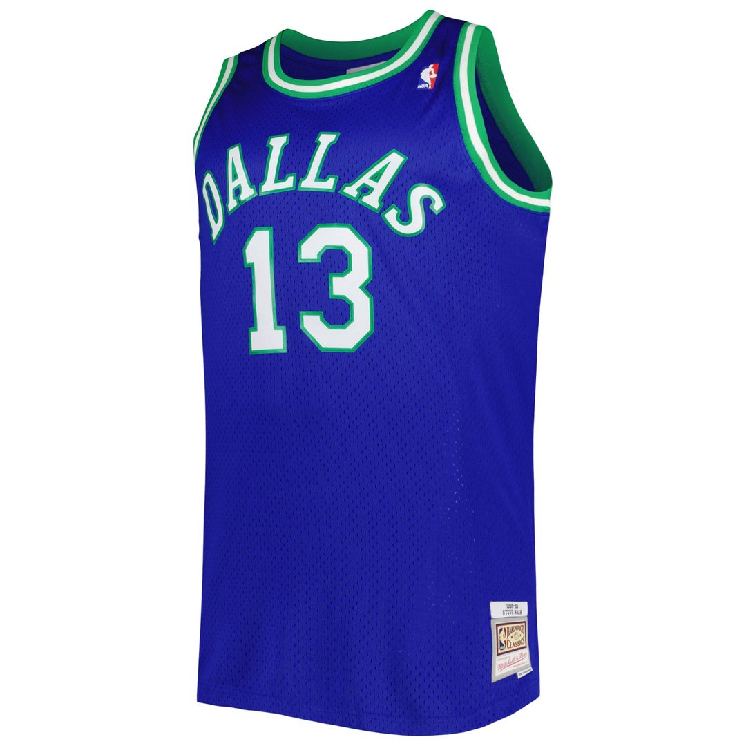Dallas Mavericks Steve Nash Mitchell & Ness Big & Tall Hardwood Classics 1998/99 Swingman Jersey - Blue