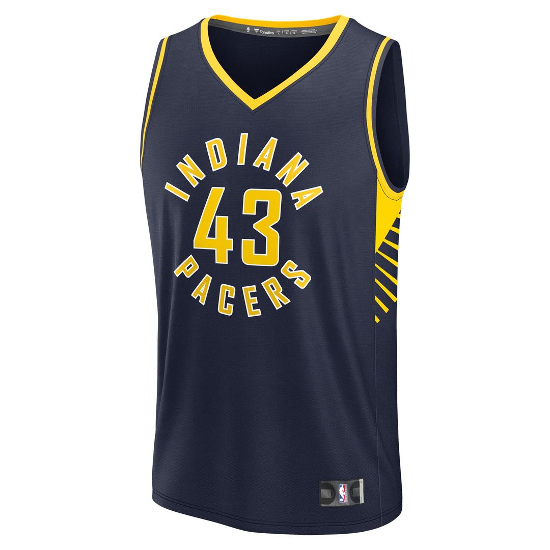 Indiana Pacers Pascal Siakam Fanatics Youth Fast Break Player Jersey - Icon Edition - Navy