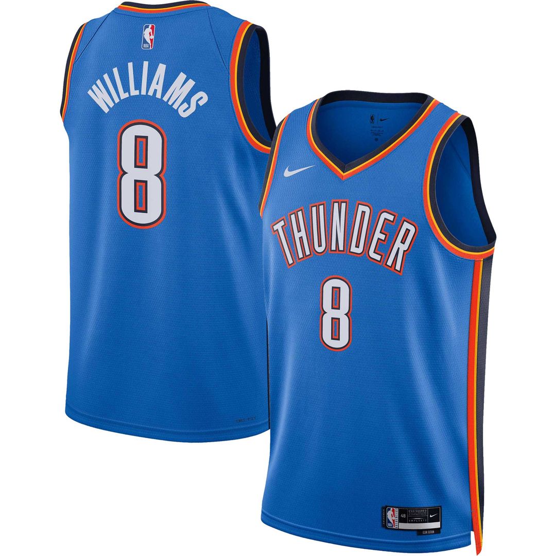 Oklahoma City Thunder Jalen Williams Nike Unisex Swingman Jersey - Icon Edition - Blue