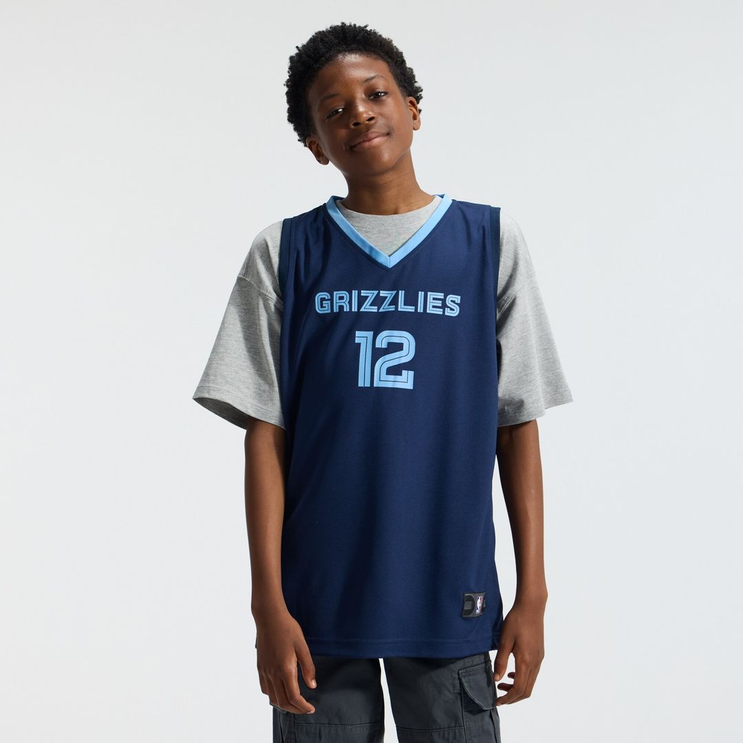 Memphis Grizzlies Ja Morant Fanatics Youth Fast Break Replica Player Jersey - Icon Edition - Navy