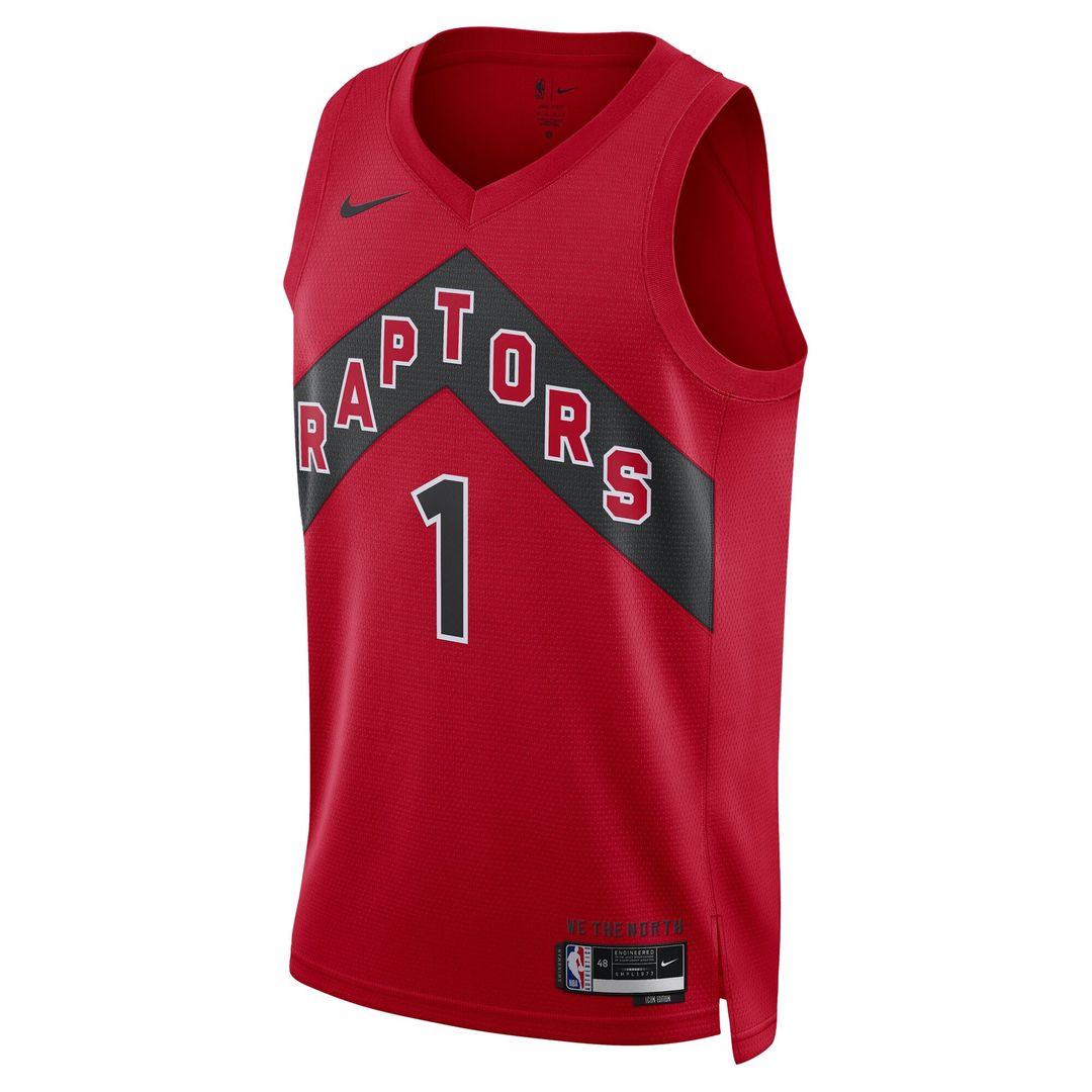 Toronto Raptors Gradey Dick Nike Unisex Swingman Player Jersey - Icon Edition - Red