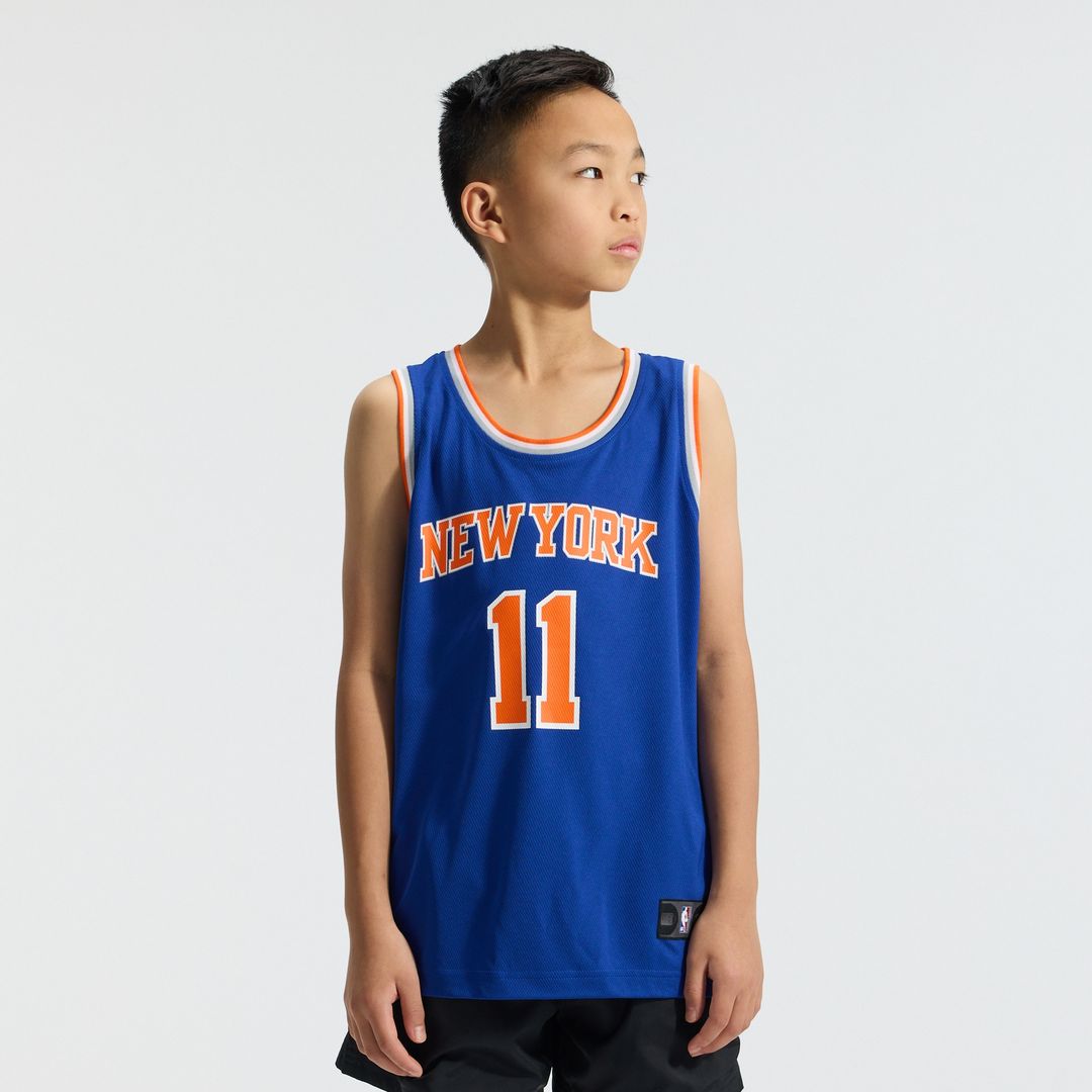 New York Knicks Jalen Brunson Fanatics Youth Fast Break Replica Player Jersey - Icon Edition - Blue