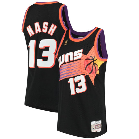 Phoenix Suns Steve Nash Mitchell & Ness 1996/97 Hardwood Classics Swingman Jersey - Black