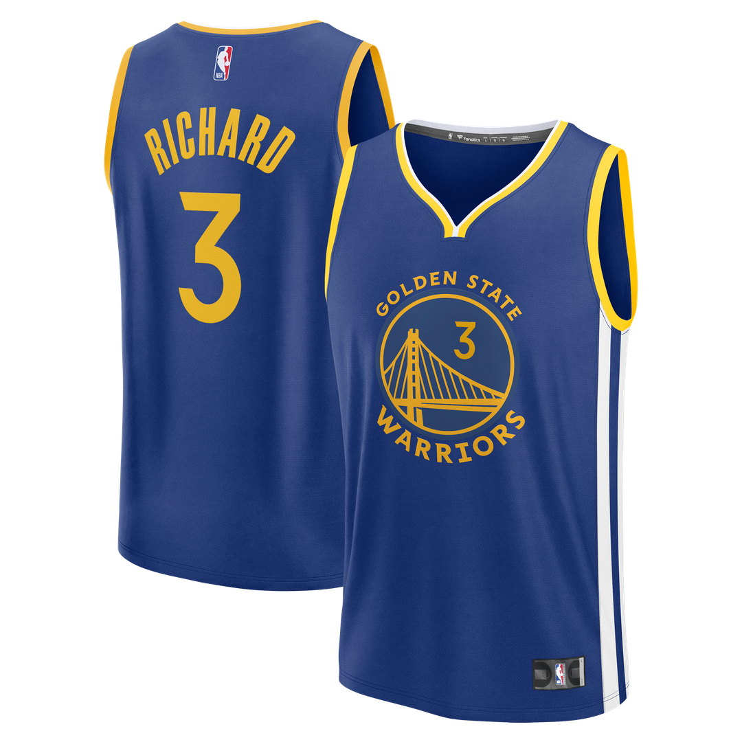 Golden State Warriors Will Richard Fanatics Fast Break Replica Jersey - Blue - Icon Edition