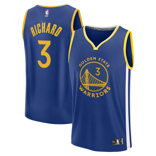 Golden State Warriors Will Richard Fanatics Fast Break Replica Jersey - Blue - Icon Edition