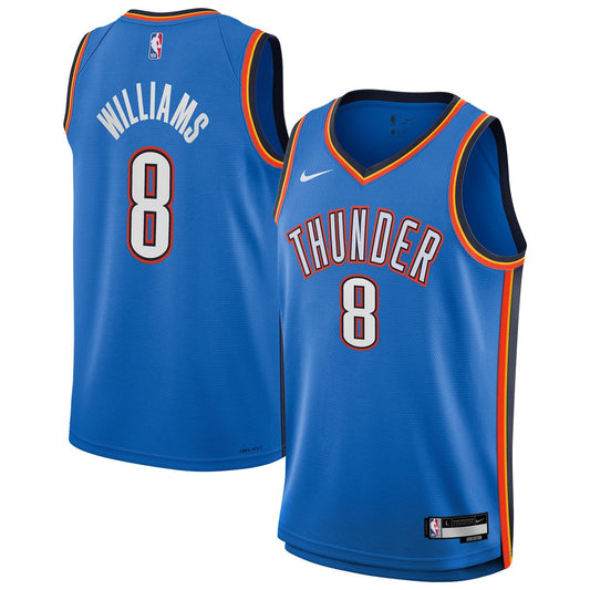 Oklahoma City Thunder Jalen Williams Nike Youth Swingman Jersey - Icon Edition - Blue