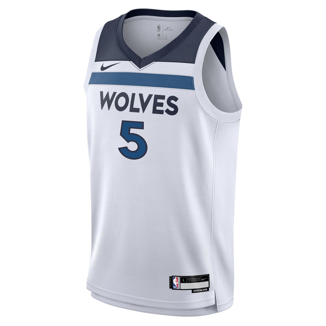 Minnesota Timberwolves Anthony Edwards Nike Youth Swingman Jersey - Association Edition - White