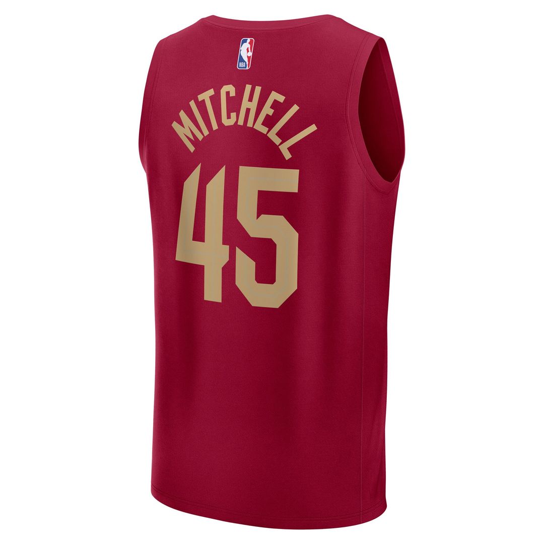 Cleveland Cavaliers Donovan Mitchell Fanatics Youth Fast Break Replica Player Jersey - Icon Edition - Wine