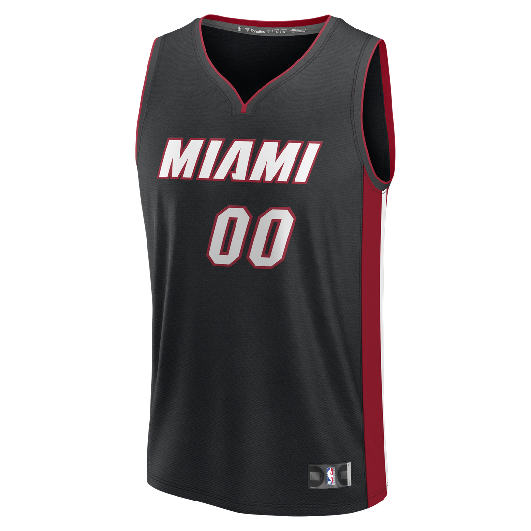 Miami Heat Fanatics Fast Break Custom Jersey - Icon Edition - Black