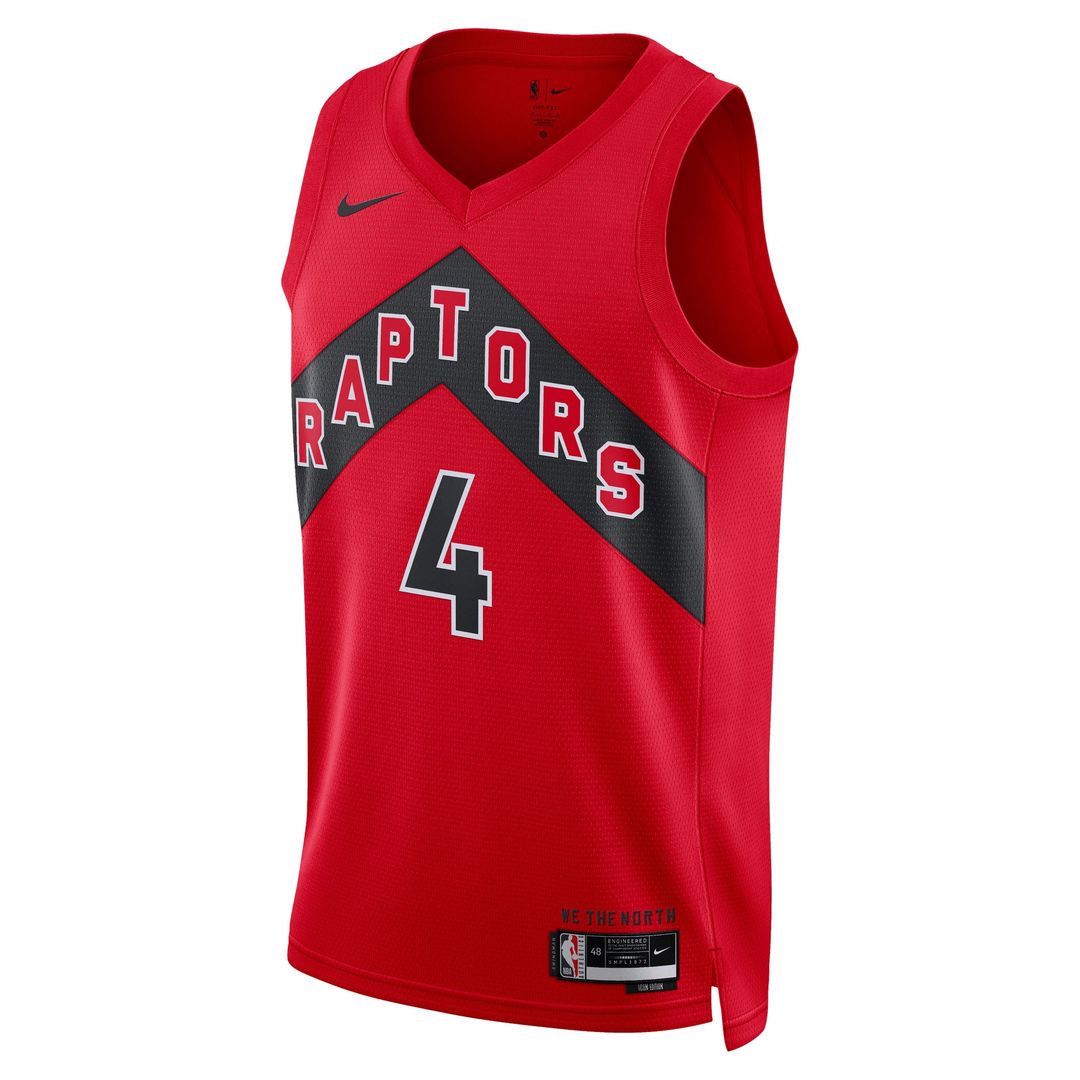 Toronto Raptors Scottie Barnes Nike Unisex Swingman Jersey - Icon Edition - Red