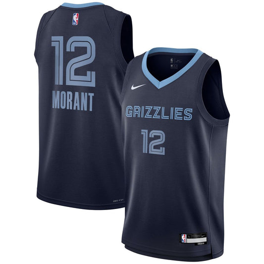 Memphis Grizzlies Ja Morant Nike Youth Swingman Jersey - Icon Edition - Navy