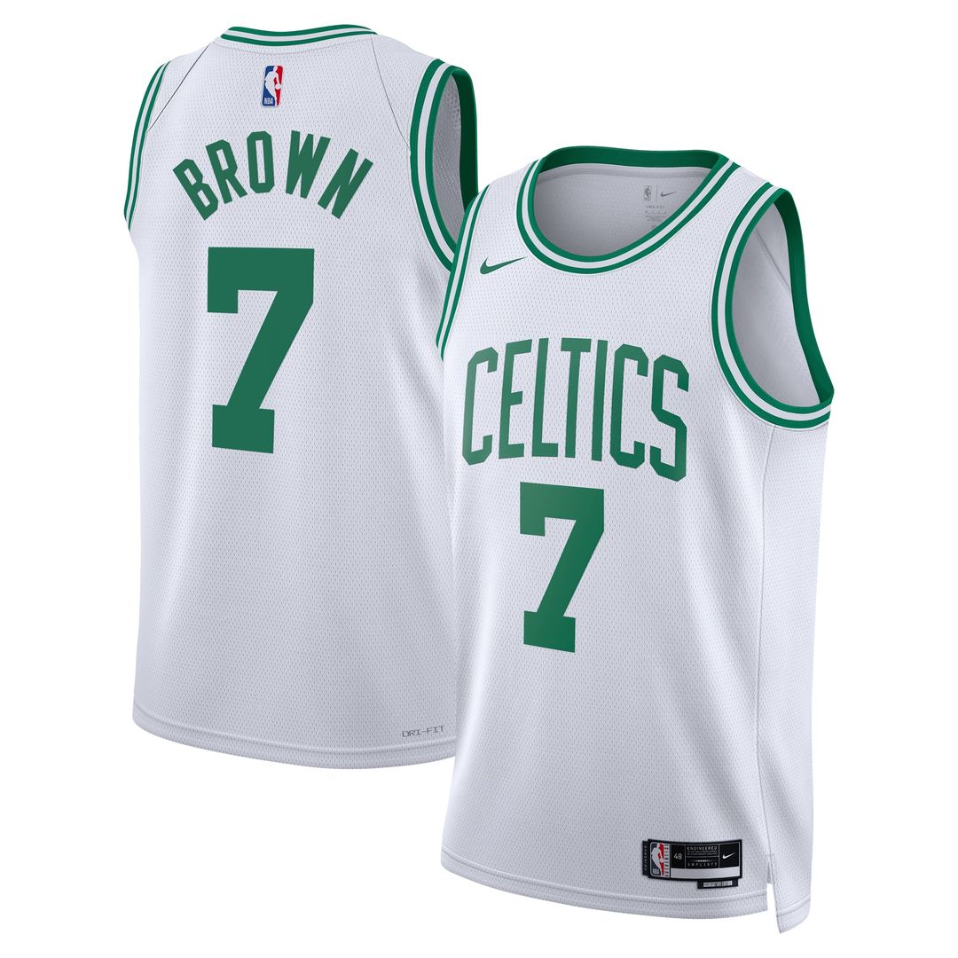 Boston Celtics Jaylen Brown Nike Unisex Swingman Jersey - Association Edition - White