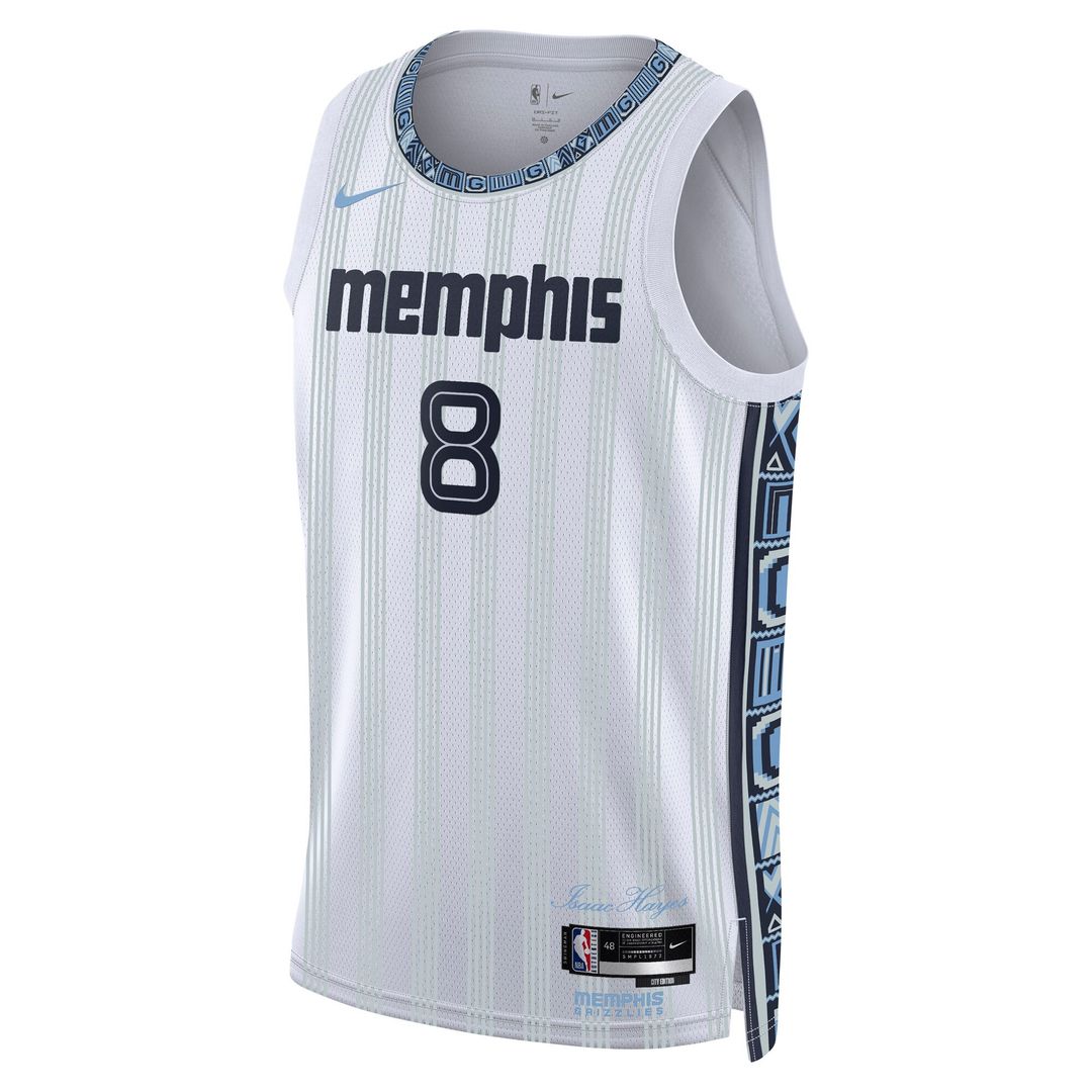 Memphis Grizzlies Jaren Jackson Jr. Nike Unisex 2025/26 Swingman Jersey - White - City Edition