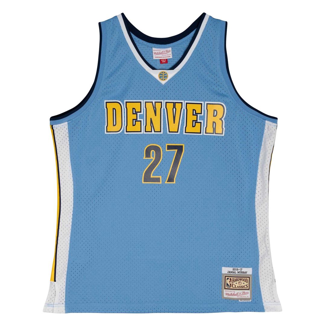 Denver Nuggets Jamal Murray Mitchell & Ness 2016/17 Throwback Swingman Jersey - Powder Blue