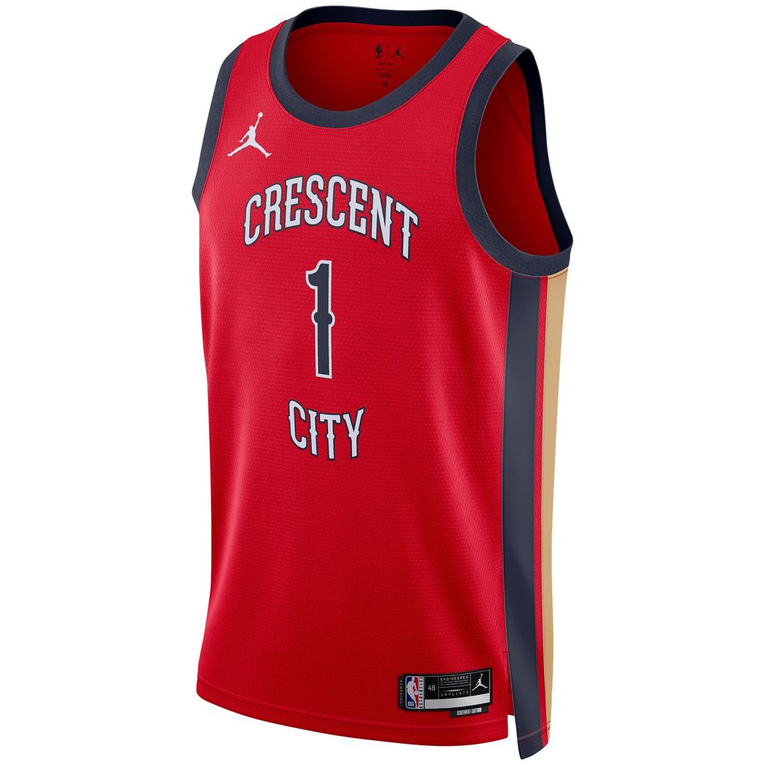 New Orleans Pelicans Zion Williamson Jordan Brand Unisex Swingman Jersey - Statement Edition - Red