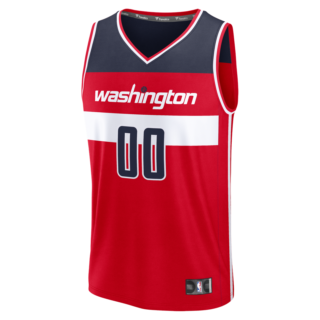 Washington Wizards Fanatics Fast Break Custom Jersey - Red - Icon Edition