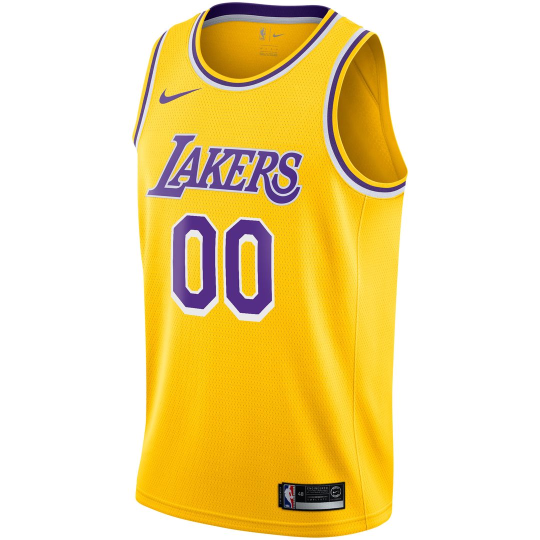 Los Angeles Lakers Nike 2020/21 Swingman Custom Jersey - Association Edition - White