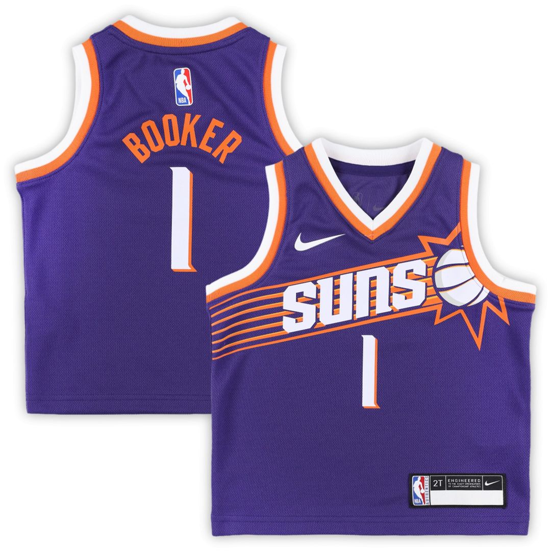 Phoenix Suns Devin Booker Nike Toddler Swingman Player Jersey - Icon Edition - Purple