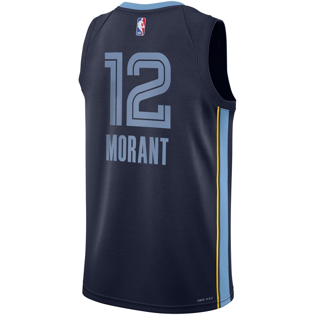 Memphis Grizzlies Ja Morant Nike Youth Swingman Jersey - Icon Edition - Navy