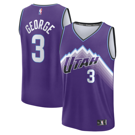 Utah Jazz Keyonte George Fanatics Fast Break Replica Jersey - Purple - Icon Edition