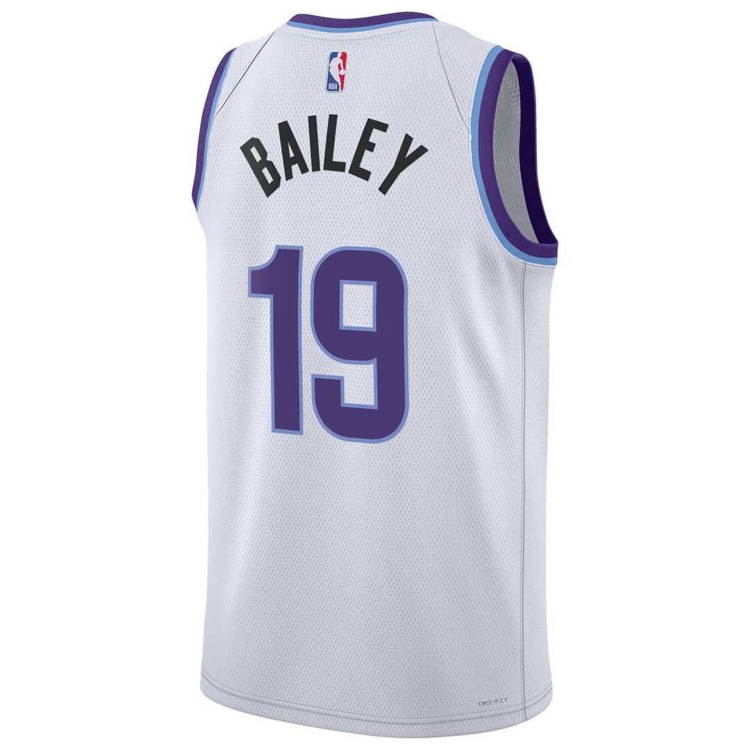 Utah Jazz Ace Bailey Nike Unisex Swingman Jersey - Association Edition - White